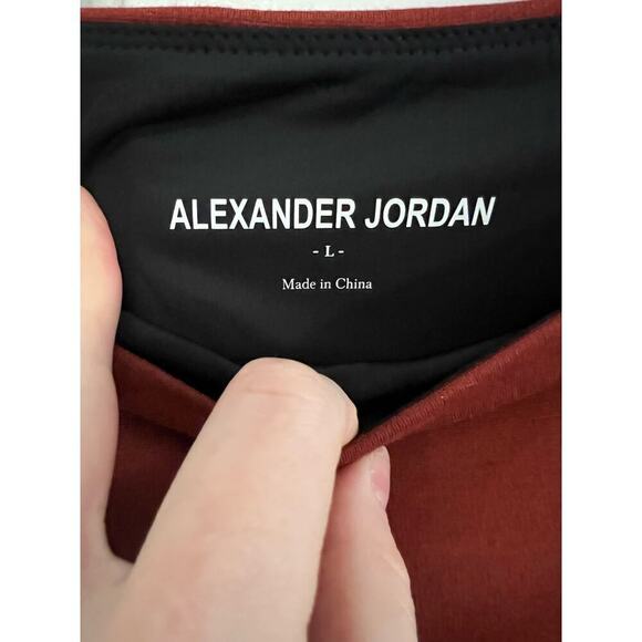 NWT Alexander Jordan Tummy Control Secretly Slimming Leggings Red Women's L - Picture 3 of 13